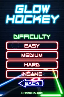  Glow Hockey- 스크린샷 미리보기 이미지  