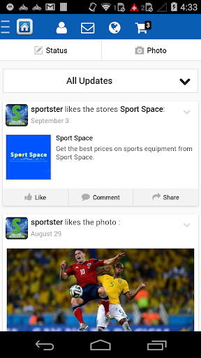 Sportster Social Network