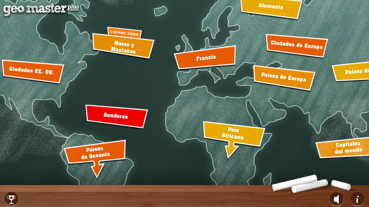 Android application Geomaster Plus screenshort