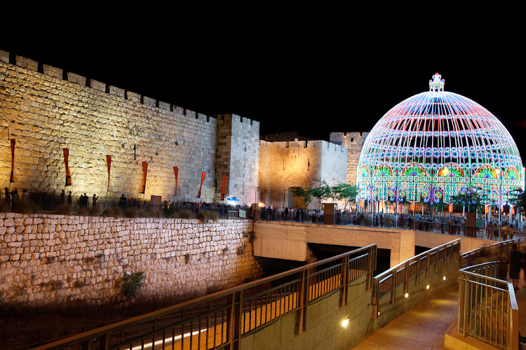 The Jerusalem Festival of Light offers dozens of installations and displays throughout the Old City.