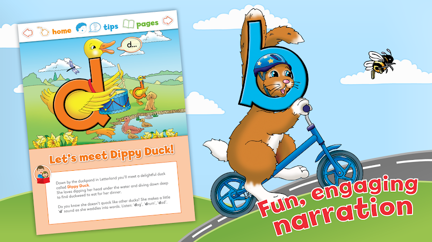 Letterland Stories: B, C &amp; D Screen 2