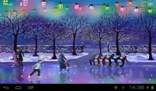 Christmas Rink Live Wallpaper - screenshot thumbnail