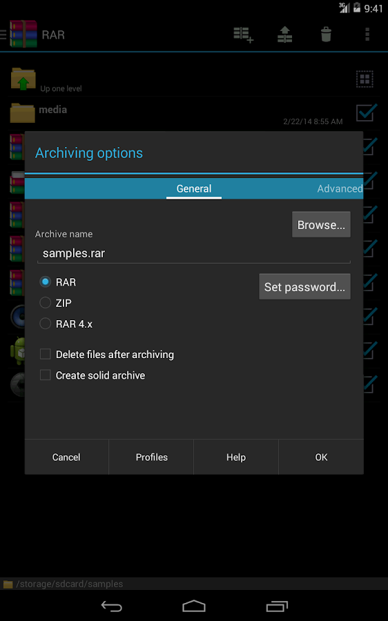 RAR for Android - screenshot