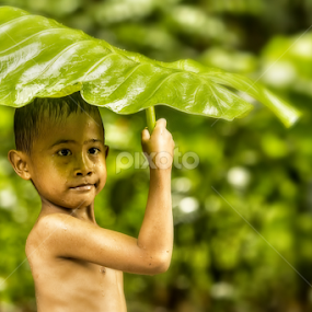 MY UMBRELLA... ELLA... ELLA by Aad S. Ahmad - Babies & Children Child Portraits
