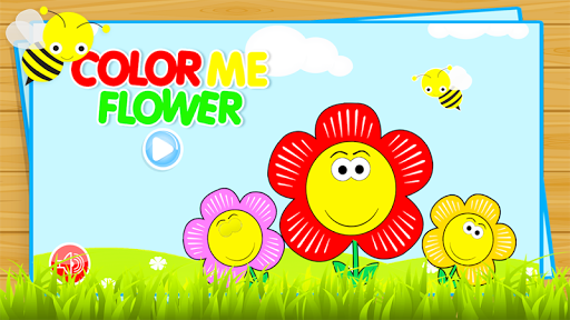 Color Me Flower For Toddlers