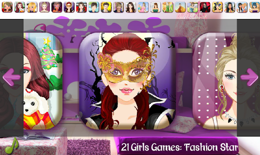 21 Girls Games - Fashion Star