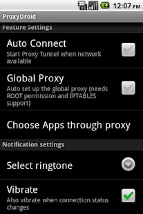 ProxyDroid - screenshot thumbnail