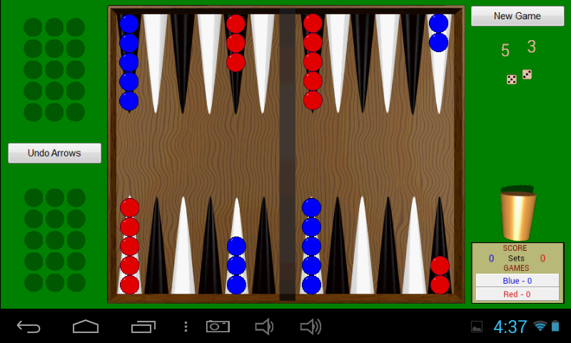 Backgammon Screen 3