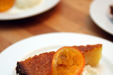 Orange Syrup Cake with Candied Oranges