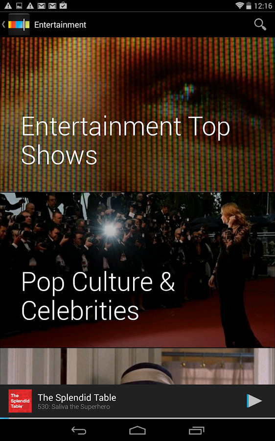   Stitcher Radio – Capture d'écran 