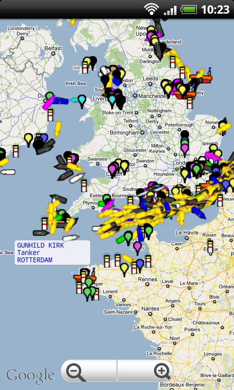 Ship Finder Screen 1