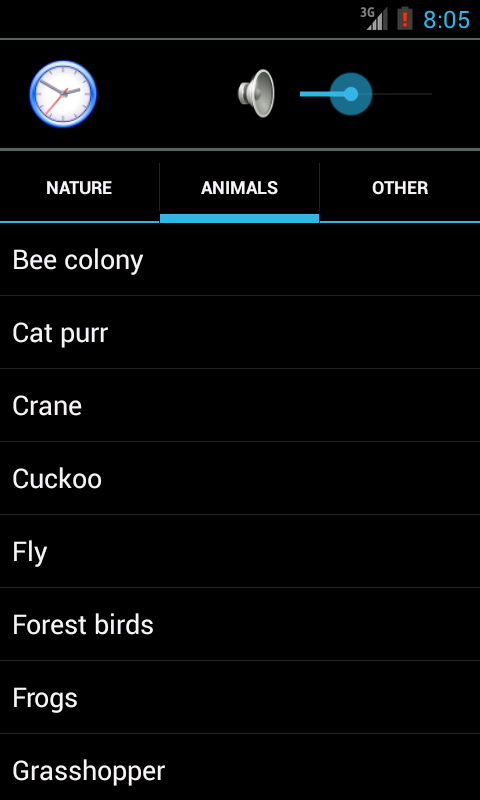 Nature Sound Mixer Screen 3