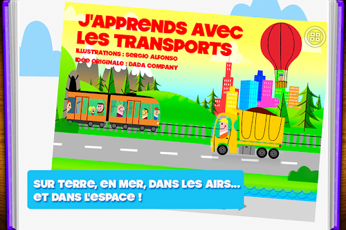 Android application Japprends avec les transports screenshort
