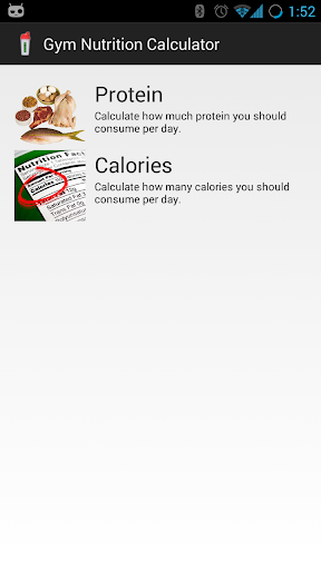 Gym Nutrition Calculator