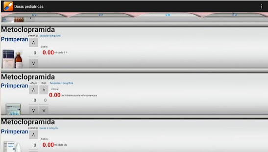 Lastest Dosis medicamentos pediátricos APK