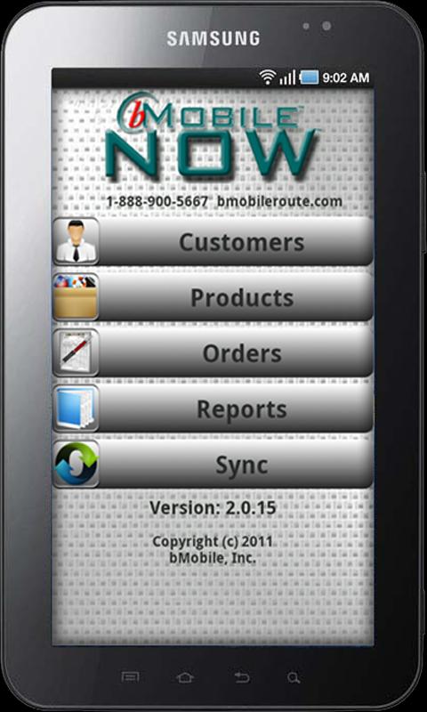 Android application bMobile NOW Pro - Invoicing screenshort