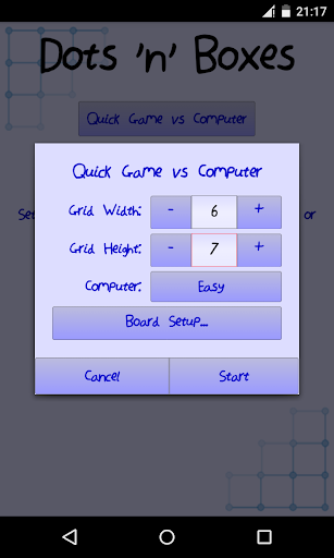 Dots and Boxes Squares