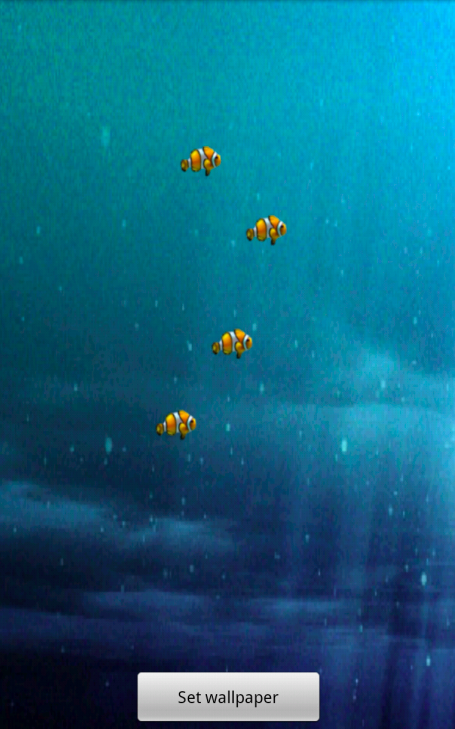 Clown Fish Live Wallpaper Screen 2