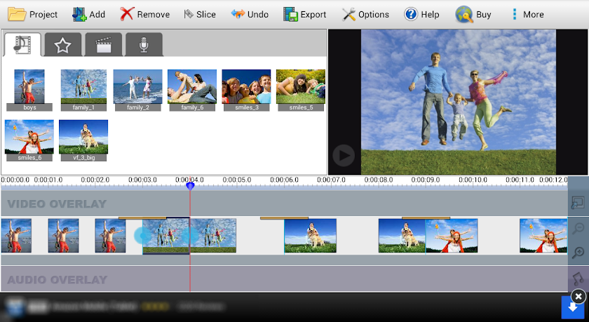 VideoPad Video Editor Free Screen 1