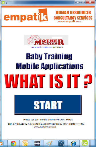 WHAT IS IT Baby Training App1