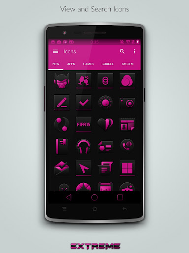 【免費個人化App】JB Extreme Launcher Theme Pink-APP點子