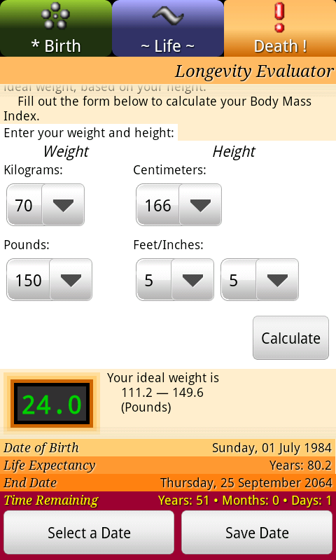 *~! Full Cycle Biorhythm Plus Screen 3