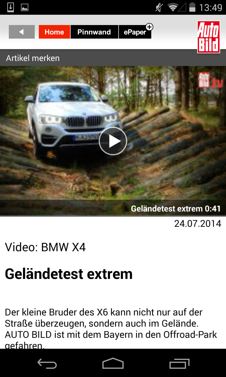 AUTO BILD Aktuell Screen 3