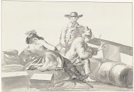 Opvarenden en bemanning op een boot