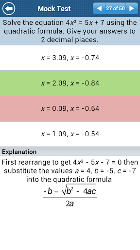 【免費教育App】GCSE Maths : Algebra Revision-APP點子