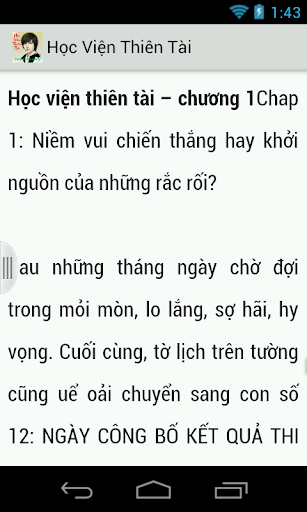 【免費書籍App】Hoc Vien Thien Tai (Full)-APP點子