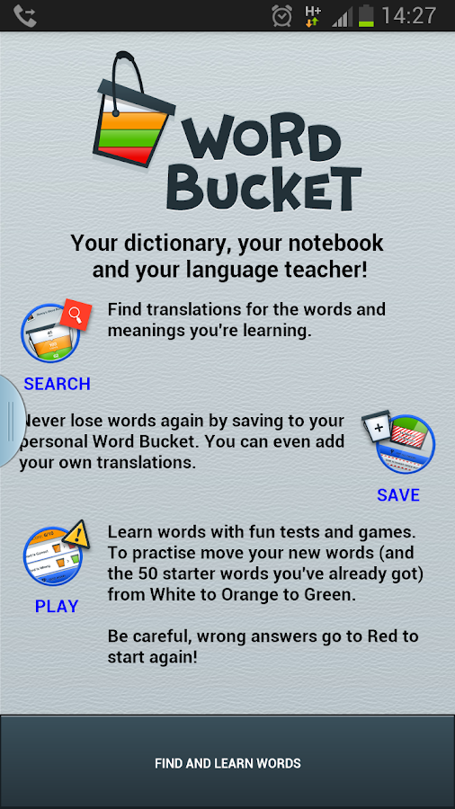 Learn languages - Word Bucket - Android Apps on Google Play