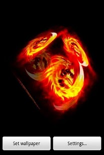3D Fire Wolf Screenshots 0
