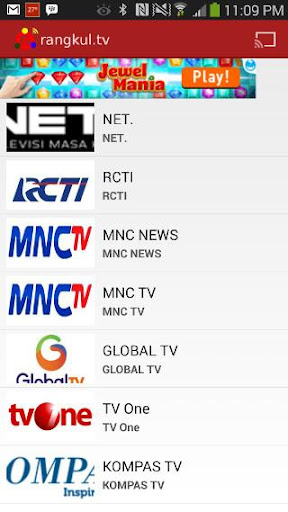 rangkul.tv for Chromecast