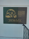 Plaque Commemorating the Visit of Pope John Paul II