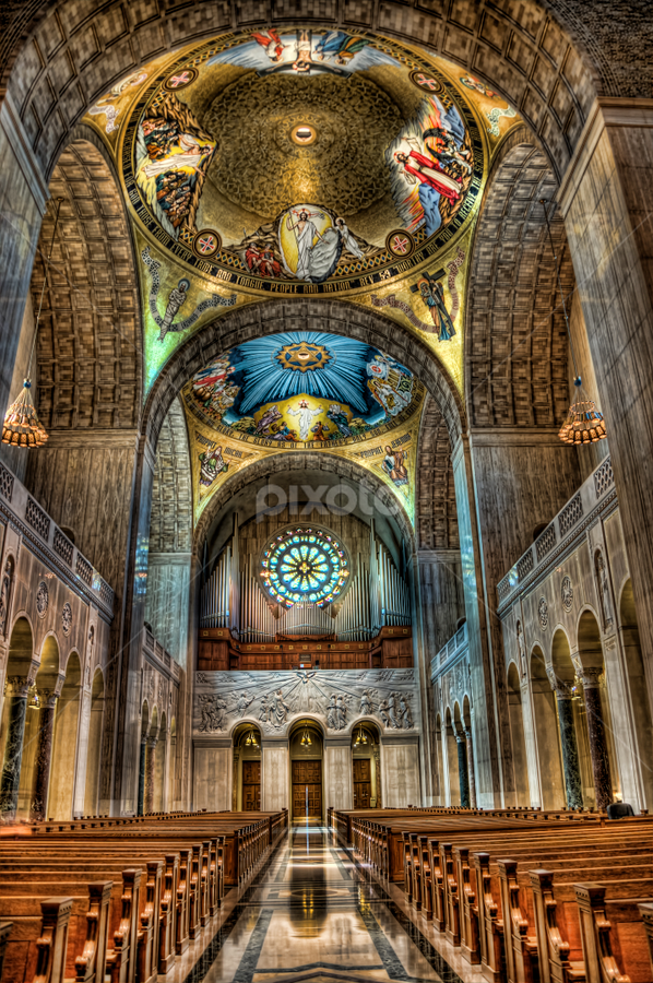 Cathedral In DC by Dawn Robinson - Buildings & Architecture Places of Worship