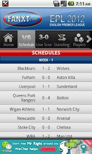 EPL Live by FanXT Screenshots 1
