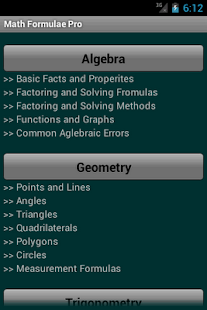 Math Formulae Lite Free