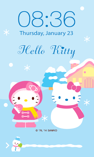 Hello Kitty Winter ScreenLock