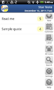 Notepad - Star Note Demo