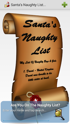 【免費娛樂App】Santa's Naughty List-APP點子