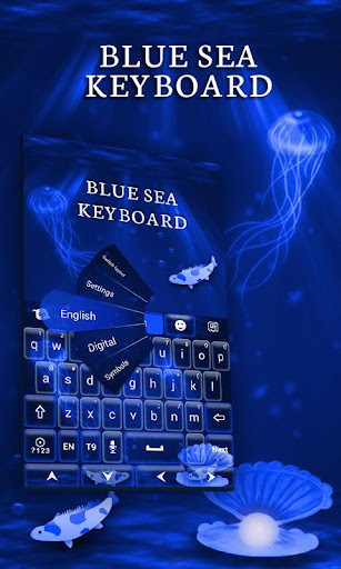 Deep Blue Sea Keyboard Theme