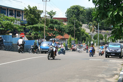 Route typique de la ville