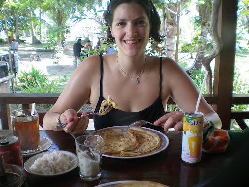 Julie au petit déjeuner