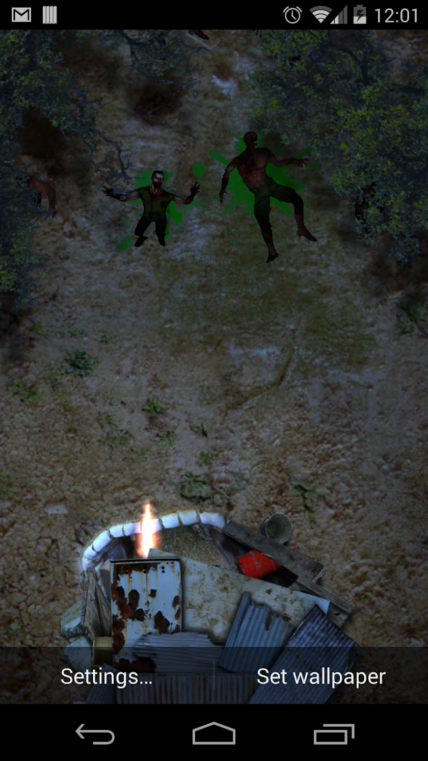Zombie Horde Live Wallpaper Screen 3