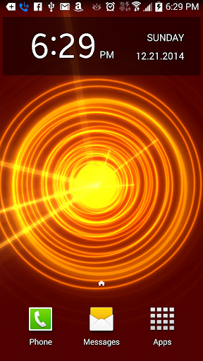 Solar Flares Live Wallpaper