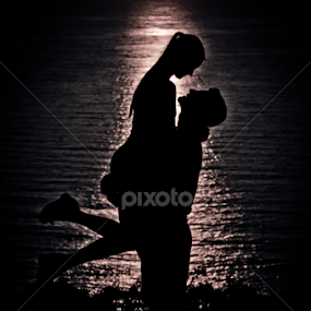 Sunset on Zakynthis Island by Stirbu Eduard Aurel - Black & White Portraits & People