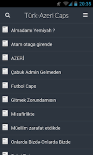 【免費娛樂App】AndroCaps (Azeri Turk Caps )-APP點子