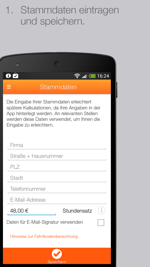 x-route Screen 1