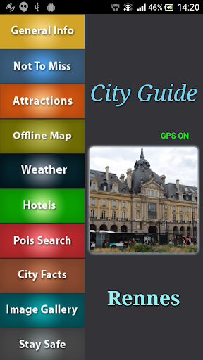 Rennes Offline Map Guide