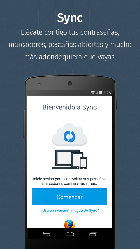 Firefox navegador oficial - screenshot